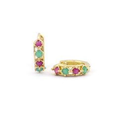 "14k Solid Yellow Gold Studded With Genuine Diamond Dainty Hoops Earring Gift For Christmas Birthstone Hoops Birthday Gift Women Earring * Gold Color : 14k Yellow Gold  * Gemstone : Multi Gemstone * Natural Emerald & Ruby  * Dainty Hoops earring * Birthstone Hoops Earrings  * Processing Time : 5-7 days * Earring Size : 8mm, 10mm, 12mm Hoop size : 10 mm inner diameter ( Customized size Option 8 mm / 10 mm) ★ All our products come packaged in beautiful boxes that can be used for gifting purposes. Dainty Hoop Earrings, Recycled Gold, Birthday Gifts For Women, Gold Jewelry Fashion, Gold Studs, Jewelry Earrings Hoops, Custom Rings, Earring Gifts, Favorite Things List