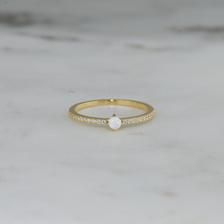 Dainty Opal Ring Opal Stacking Ring White Opal and CZ Ring | Etsy Minimalist White Gold Opal Ring For Gift, Minimalist Adjustable Opal Ring For Gift, Dainty Stackable Opal Ring Gift, Minimalist 14k Gold Stackable Opal Ring, Delicate 14k Gold Opal Ring Gift, Opal Stacking Ring, Sterling Silver Opal Ring, Silver Opal Ring, Opal Ring Gold