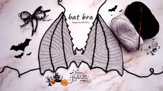 Bat Crochet Pattern, Crochet Bat, Crochet Bandana, Crochet Fairy, Bat Halloween, Crochet Quilt, Fun Crochet Projects