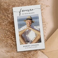 the book forever in our hearts by robert jonson is laying on some brown fabric