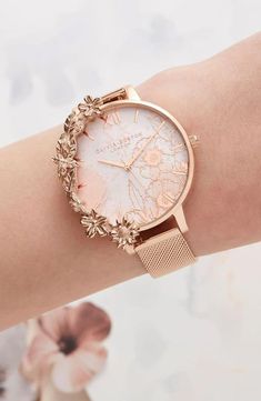 Tas Lv, Pretty Watches, Fancy Watches, Trendy Watches, Cute Watches, Gold Watches Women, Womens Watches Luxury, Girly Accessories, Girls Watches