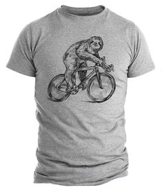 a man riding a bike with a monkey on it