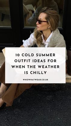 What To Wear On A Cold Summer Day, Outfit For Cold Summer Day, Cloudy Weather Outfit Summer, Cool Day Summer Outfits, 22 Degree Weather Outfit, Overcast Day Outfit, Cold Summer Evening Outfit, Cold Summer Outfit Work, Summer Outfits Cool Weather