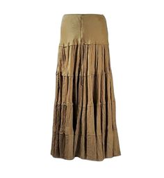 Silk Maxi Tan Hippie Bohemian Boho Skirt Medium Hobo Style, Boho Skirts, Hippie Bohemian, Boho Bohemian, Modern Outfits, Modern Fashion, Tie Dye Skirt, Long Skirt, Skirt Fashion