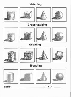 different shapes are shown in this worksheet