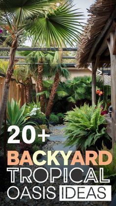 Bali Inspired Backyard Tropical Gardens, Florida Small Yard Landscaping Ideas, Tropical Gardens Landscape, Backyard Palm Tree Ideas, Tropical Seating Area, Tropical Garden Water Feature, Tropical Landscaping Plants, Backyard Tropical Landscaping, Tropical Garden Ideas Backyards