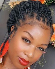 Follow for more Halo Loc Styles, Microloc Hairstyles, Hairstyles Faux Locs, Sisterlock Hairstyles, Interlocking Locs, Loc Growth, Loc Updos, Lock Styles