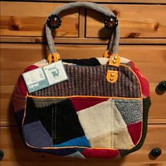 Amazing Unique Karma Living Patchwork Style Bag. Measures Approx 14”X 11” X 5”. Super Roomy With 2 Slip Pockets Inside. Zip Closure. This Bag Is So Great! Travel Patchwork Tote Satchel, Patchwork Shoulder Bag For Shopping, Travel Tote Bag With Patchwork, Multicolor Shoulder Travel Bag, Multicolor Hobo Travel Bag, Large Multicolor Shoulder Bag For Daily Use, Large Multicolor Bag With Handles, Large Multicolor Bags With Handles, Multicolor Bags With Luggage Sleeve For Everyday