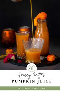 Easy Pumpkin Juice. Pumpkin Juice Recipe, Quick Smoothie Recipes, Harry Potter Pumpkin, Amazing Vegetarian Recipes, Pumpkin Juice, Detox Drinks Recipes, Vegetarian Appetizers