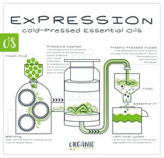 an info sheet describing how to use cold pressed essential oils