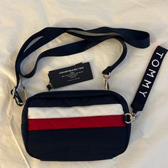 Tommy Hilfiger 3in 1 Belt Bag Across The Waist ,Crossbody,Pouch New With Tags Never Used Tommy Hilfiger Crossbody Shoulder Bag For Travel, Tommy Hilfiger Bags With Zipper For Everyday, Tommy Hilfiger Crossbody Bag, Trendy Tommy Hilfiger Bags With Zipper Closure, Tommy Hilfiger Bags With Zipper Closure For Everyday Use, Pretty Bags, Toiletry Bag, Belt Bag, Tommy Hilfiger