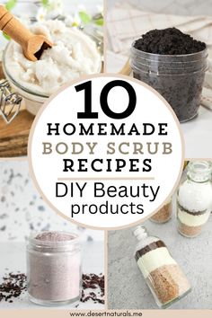 Discover 10 homemade body scrub recipes that are simple to make and perfect for glowing skin. These easy DIY body scrub ideas are packed with organic ingredients, offering a luxurious homemade skin care experience without any harsh chemicals. Elevate your self-care routine with these natural body scrubs that exfoliate, nourish, and leave your skin feeling refreshed. Scrub Recipes Homemade, Easy Diy Body Scrub, Room Spray Recipe, Diy Beauty Products, Natural Body Scrub, Diy Essential Oil Recipes