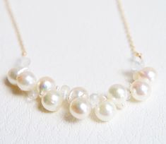 Excited to share the latest addition to my #etsy shop: Japanese Akoya Baroque Pearls Necklace, Moonstone Sea Salt Water Pearl, Wedding Jewelry Gemstone Lariat Necklace, Baroque Pearls Necklace, Pearl Wedding Jewelry, Pearl Cluster Necklace, Japanese Pearls, Akoya Pearl Necklace, Classy Necklace, Japanese Jewelry, Beautiful Pearl Necklace