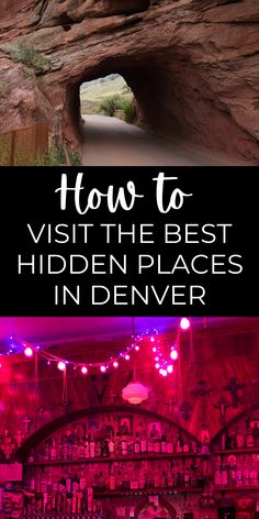 HOW TO VISIT THE BEST HIDDEN PLACES IN DENVER Colorado Style, Healing Retreats, Hidden Places, Concert Venue, Travel Bug, Number 4