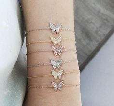 Beautiful butterfly bracelets in all 3 colors Perfect for all ages-sterling silver -gold platedComes with an extensionCheck out the matching necklaces in my other listing!!** in the "letter to seller" section please include your email address!free shipping in the US!!! If you have questions please don't hesitate to ask. Happy shopping!!! Silver Bracelet With Butterfly Clasp For Gift, Adjustable Dainty Butterfly Bracelet, Dainty Silver Butterfly Bracelets, Silver Dainty Butterfly Bracelets, Sterling Silver Butterfly Bracelets, Silver Butterfly Bracelets For Gifts, Silver Butterfly Bracelet For Gift, Butterfly Shaped Silver Bracelet Gift, Rose Gold Adjustable Jewelry With Butterfly Charm