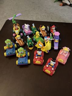 a bunch of toys that are sitting on the floor