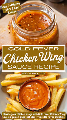 Gold Fever Chicken Wing Sauce Recipe Blue Cheese Wing Sauce, Wild Wing Cafe Sauce Recipes, Spicy Chicken Sauce Recipes, Wing Sauce Recipes Easy, Wings Sauce Recipe, Best Wing Sauce, Wing Marinade, Wedding Dinner Food