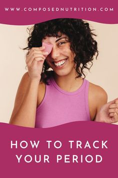 In this post you’ll learn about how to track your period using the fertility awareness method! Learning about tracking your period is one way to understand the cycle phases: follicular, ovulation, menstrual, and luteal! Find more cycle tracking tips and natural period remedies at composednutrition.com.