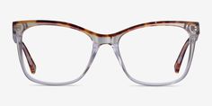 Rima Square Tortoise Clear Glasses for Women | Eyebuydirect Eyebuydirect Glasses Women, Lasagna Recipes, Chic Glasses, Tortoise Shell Glasses, Zucchini Lasagna, Eye Spy, Egg Casserole, Fashion Eye Glasses, Clear Glasses