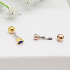 📌 Piercing jewelry length, thickness or piercing type options can vary depending on your morphology or the way your piercing has been done, so please make sure the length & sizes 📌 ※ This listing is for ONE piece, NOT a pair ※ ⚡️ Item Details - 1 Piece - Thickness: 16 Gauge (1.2mm) - Bar Length: 6mm - Top Size: 4x3mm - Material: 316L Surgical Steel , Cubic Zirconia, Plated - Externally Threaded - For: Cartilage, Helix, Conch - Ball Back (4mm Ball) ⚡️ Shipping Information - Processing time: Teardrop Metal Cartilage Earrings For Gift, Gift Teardrop Cartilage Earrings Internally Threaded, Gold Hypoallergenic Teardrop Piercings, Hypoallergenic Gold Teardrop Piercings, Single 14k Rose Gold Filled Cartilage Earring, Gold Teardrop Nickel-free Cartilage Earrings, Minimalist Clip-on Cartilage Earrings For Gift, Adjustable Gold Clip-on Cartilage Earrings, Earring Cartilage