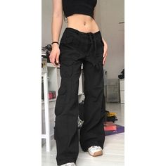 Using these Women's Straight Oversize Cargo Pants With Pockets, strike a balance between comfort and style. These are made up of premium cotton and polyester made pants that have a form-fitting fit that is comfortable for the entire day. In addition, they include an elegant high-waisted shape so you can look great even as you work out. Additionally, they are designed to be machine washable, which makes cleaning them simple and convenient. Specification: Style: Casual Waist Type: Low Decoration: Mid-rise Cotton Parachute Pants With Pockets, Full Length Cotton Cargo Jeans With Elastic Waistband, Non-stretch Straight Leg Bottoms For Streetwear, Baggy Straight Cargo Jeans In Cotton, Casual Full Length Sweatpants With Cargo Pockets, Casual Mid-rise Cargo Pants With Elastic Waistband, Relaxed Fit Trendy Bottoms, Trendy Relaxed Fit Full-length Bottoms, Mid-rise Stretch Parachute Pants With Pockets