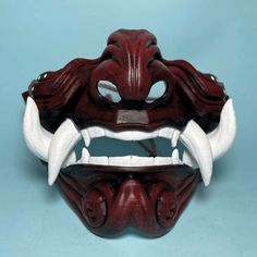 Carefully sculpted to resemble an Oni a fearsome demon mask originating from Japanese folklore our Japanese Samurai Oni Mask is ideal for cosplay enthusiasts, venturing into the mysterious world of samurai. Details: We have padded the inside of the mask for your facial comfort. The mask can stay on your face for a long time in the activity you use. It does not cause pain on your face and you can breathe comfortably. It is very robust in your activities with its high filling and extra layer thick Red Fantasy Style Masks And Prosthetics For Events, Red Fantasy Masks And Prosthetics For Events, Red Fantasy Style Masks And Prosthetics For Fantasy Events, Red Fantasy Masks And Prosthetics For Fantasy Events, Warrior Style Masks And Prosthetics For Halloween, Warrior Masks And Prosthetics For Halloween, Warrior Style Halloween Costume Masks And Prosthetics, Halloween Warrior Costume Masks And Prosthetics, Traditional Red Masks And Prosthetics For Costume