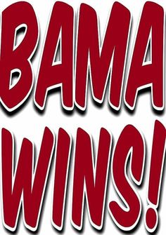 the words obama wins are red and white