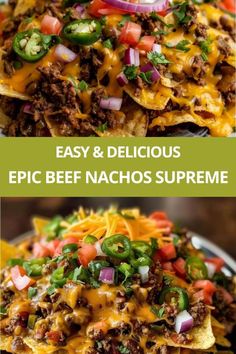 an easy and delicious recipe for nachos