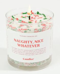 Naughty nice whatever candles it is so cute!! #candles #holidaycandles #christmastime Follow my shop @Bryn_Friend on the @shop.LTK app to shop this post and get my exclusive app-only content! #liketkit #LTKunder50 #LTKHoliday #LTKSeasonal @shop.ltk https://liketk.it/3WiAp Cute Candle, Gift Candles, Shelf Elf, Christmas Tree Scent, Candle Shelf, Candle Obsession, Cute Gifts For Friends, Decorative Candles, Creative Candles