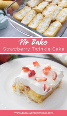 no bake strawberry twinkie cake recipe