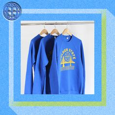 Golden State Crew Neck Fleece by Culk Cotton Relaxed Fit Sweatshirt For Fan Merchandise, Blue Crew Neck Sweatshirt For Fan Merchandise, Collegiate Sweatshirt With Screen Print, Relaxed Fit, Relaxed Fit Sweatshirt With Screen Print For Fans, Blue Fan Apparel Sweatshirt With Graphic Print, Blue Graphic Print Fan Apparel Sweatshirt, Relaxed Fit Blue Pre-shrunk Sweatshirt, Blue Relaxed Fit Pre-shrunk Sweatshirt, Blue Pre-shrunk Sweatshirt For Streetwear