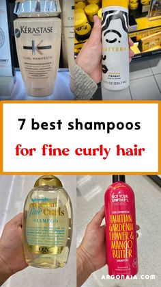 thin curly hair Curly Hair Products For Fine Hair, Curly Hair Moisture Tips, Best Products For Fine Curly Hair, Best Conditioner For Curly Hair, Curly Shampoo And Conditioner, Best Curly Hair Shampoo And Conditioner, Best Shampoo And Conditioner For Curly, Shampoo For Fine Curly Hair, Shampoo And Conditioner For Curly Hair