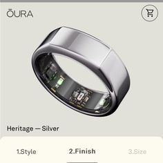 Size 8 Oura Smart Ring, Tracks Sleep, Heart Rate, Exercise, Stress & More. I Have Had This For About A Year And Want To Get The Latest Model, So I Am Selling My Current Ring (Charger Included). Current Listed Price Is $299 On Oura Website. Oura Ring, Smart Ring, Heart Rate, Womens Jewelry Rings, A Year, Sleep, Women Jewelry, Ring, Silver