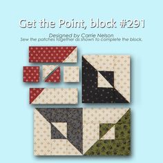 the book cover for get the point block 29, which features three blocks in different colors