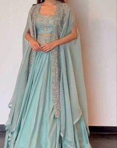 Organza Shrug, Ceremonial Wedding, Indian Bridesmaid Dresses, Function Dresses, Simple Lehenga, Trendy Outfits Indian, Wedding Lehenga Designs, Lehenga Designs Simple, Traditional Indian Dress