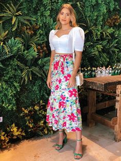 Danish Fashion, Penteado Cabelo Curto, Sewing Inspiration, Classy Outfits, Floral Skirt, Maxi Skirt, Plus Size, Dresses