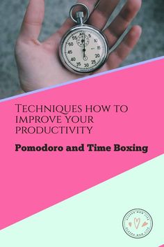 a person holding a stopwatch in their hand with the text technique how to improve your product