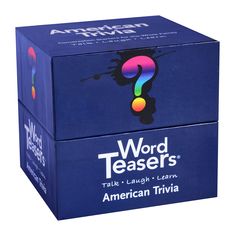 PRICES MAY VARY. TEST YOUR KNOWLEDGE: Show off your smarts about American Trivia by answering these 150 fascinating and sometimes quirky questions about the United States. Each card is filled with information about a featured place or person 150 FUN QUESTIONS: The Word Teasers American Trivia game includes questions that span everything from classic American History to McDonalds. US history, pop culture, geography and more! COMPETE AND LEARN: Put your knowledge to the test & compete with friends Trivia Games For Adults, Riddle Games, Fun Trivia Questions, Fun Trivia, Trivia Game, Flash Card, Trivia Questions, Activity Kits, Family Game