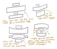 a whiteboard drawing with different types of lines and shapes on it's surface