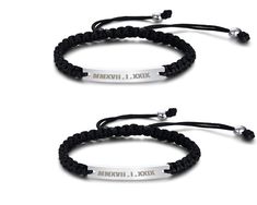 PRICES MAY VARY. Custom Engraving ID Bracelets : offer free engraving, Personalize it with a message of your choice for a symbolic statement .eg:name, special date, promise,feelings or special Significant logo. Please click"Customize Now"before you add the cart. Product Info: Material: Stainless Steel Size Width : 10mm Size Length : Adjustable 6.6"inches to 11" inches Our Products: We choose stainless steel instead of brass or alloy. Because it's highly resisted to rust, corrosion and tarnishing Engraved Black Braided Bracelet For Gift, Engraved Black Braided Bracelets For Gifts, Black Engraved Wristband Bracelet, Adjustable Engraved Wristband Bracelet, Adjustable Engraved Rectangular Bracelet, Rectangular Engraved Adjustable Bracelets, Customized Adjustable Silver Wristband, Adjustable Rectangular Engraved Bracelet, Engraved Black Wristband As Gift