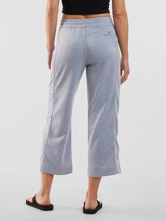 Wide Leg Pants: Bonfire | Title Nine Sporty Pants With Ribbed Waistband For Lounging, Sporty Comfort Stretch Bottoms For Lounging, Moisture-wicking Loungewear Pants, Moisture-wicking Relaxed Fit Bottoms For Loungewear, Athleisure Sweats With Side Pockets, Sporty Comfort Stretch Pants For Loungewear, Sporty Sweats With Comfort Waistband For Lounging, Sporty Long Sweatpants For Lounging, Relaxed Fit Sweatpants For Yoga