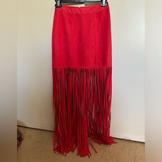 H&M X Coachella Fringe Skirt Nwt Size 2 This Was From The Old H&M X Coachella Collaboration H&m Skirt For Spring Party, H&m Party Skirt For Spring, H&m Skirt For Night Out In Spring, Spring Party Maxi Skirt With Fringe, H&m Lined Skirt For Party, H&m Party Skirt With Lining, H&m Lined Party Skirt, H&m Party Lined Skirt, H&m Mini Skirt For Party