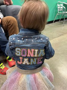 Girls Jean Jacket Fitted Long Sleeve Cute Denim Jacket, Cute Fitted Long Sleeve Denim Jacket, Cute Fitted Hooded Outerwear, Cute Fitted Outerwear With Pockets, Cute Fitted Fall Outerwear, Girls Jean Jacket, Kids Festival, Jean Jacket For Girls, Girls Jacket