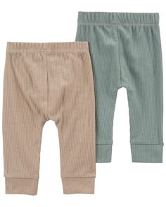 Stock up on two cute pairs of pants for baby, complete with easy on waistbands and cute button details. Mix Match Outfits, Clothes For Babies, Baby Boy Pants, Girl Sweatpants, Clothes For Boys, Infant Clothes, Girls Overalls