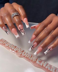 Acrylic Nails Extra Designs, Med Nails, Business Nails, Hard Nails, Nagel Tips, French Tip Acrylic Nails