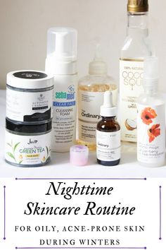 For oily, acne-prone, sensitive skin thats' facing dullness or comedones, this minimalist skincare routine of mine might help! #nighttimeroutine #oilyskinroutine Minimalist Skincare Routine, Oily Skin Routine, Dry Skin Routine, Minimalist Skincare, Night Time Skin Care Routine, Nighttime Skincare, Dry Skin Patches, Happy Skin