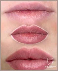 Tv Makeup Looks, Lip Blush Permanent Makeup, Semi Permanent Lip Blush, Lip Blushing Tattoo Colors Mauve, Lip Tattoo Makeup, Natural Lip Blushing, Natural Lip Tattoo