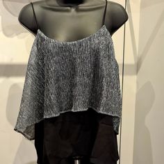 Very Lite, Stylish Top For Different Sizes Trendy Gray Top For Night Out, Gray Summer Party Top, Gray Summer Party Tops, Summer Party Gray Top, Gray Party Tops For Spring, Gray Party Top For Spring, Silver Casual Top For Party, Casual Silver Top For Party, Casual Silver Party Top