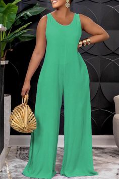 Discover the Latest: 2024 Fashion Trends for US Audiences Loose Jumpsuit, Green Jumpsuit, Patchwork Designs, Black Jumpsuit, Stylish Girl, Jumpsuits For Women, Jumpsuit Romper