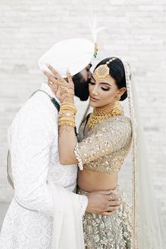 Gurvir + Gurvir Bride Photos Poses, Groom Photoshoot, Bride And Groom Outfits, Wedding Lookbook, Wedding Couple Poses Photography, Indian Wedding Photos, Wedding Couple Poses, Dream Wedding Ideas Dresses